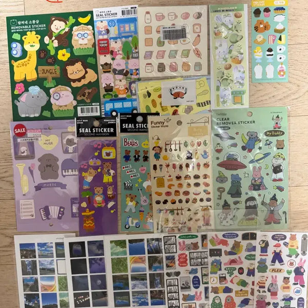 [BUNJANG] Diary Decoration Sticker Set (32 pcs) / 다꾸 스티커 모음 총 32개