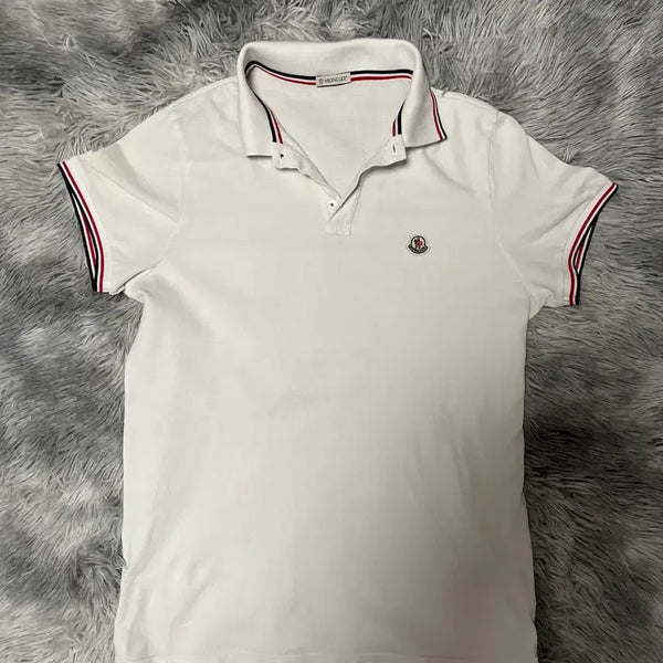 [BUNJANG] Moncler Msize Short Sleeve Polo Shirt White / [21ss/Msize] 몽클레어 카라티
