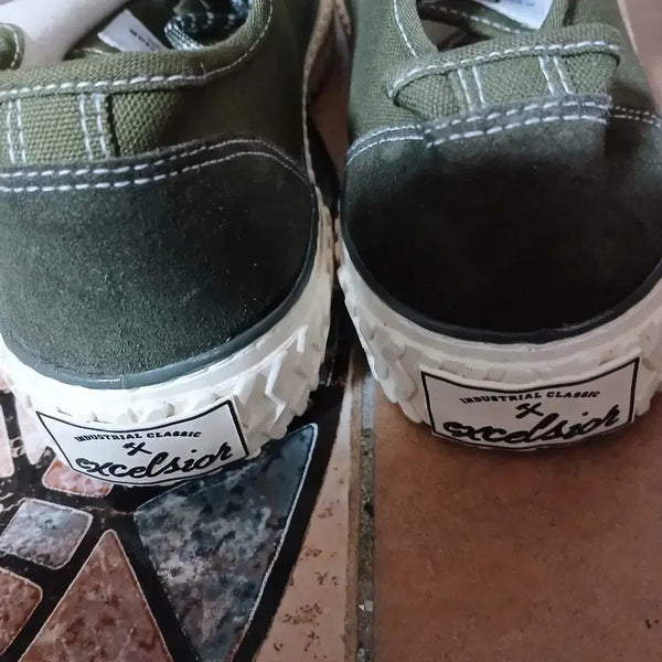 [BUNJANG] Excelsior Sneakers Khaki / 엑셀시오르 스니커즈 카키색