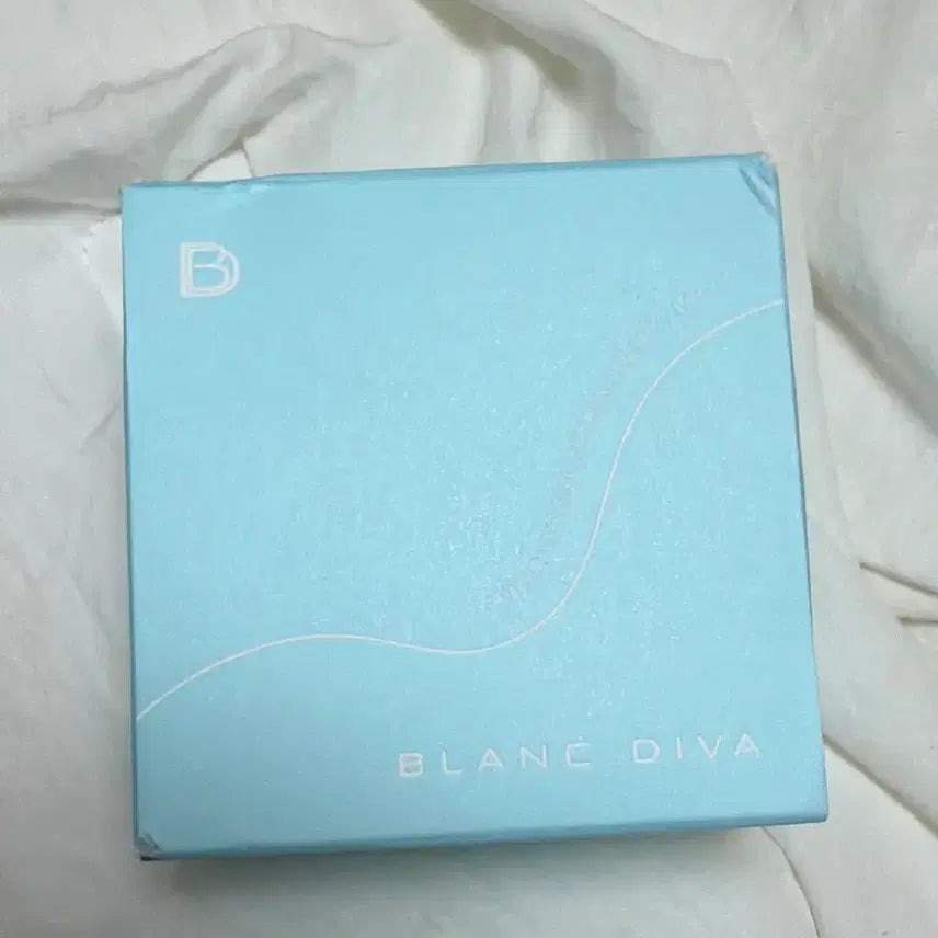 [BUNJANG] BLANC DIVA Water Velvet Cushion No. 19 Porcelain / 블랑디바 워터벨벳 쿠션 19호 포슬린