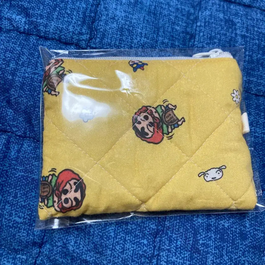 [BUNJANG] Crayon Shin-chan Handmade Zipper Wallet / 짱구 핸메 지퍼지갑