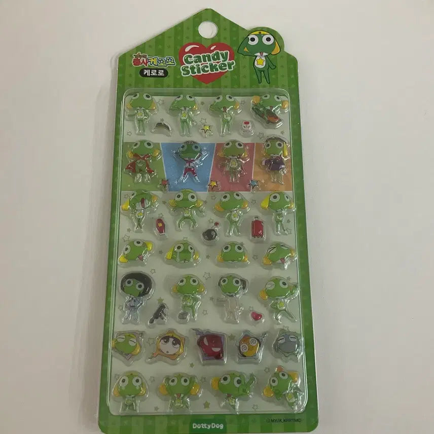 [BUNJANG] Keroro Candy Bong Bong Stickers / 새상품 케로로 캔디봉봉 스티커