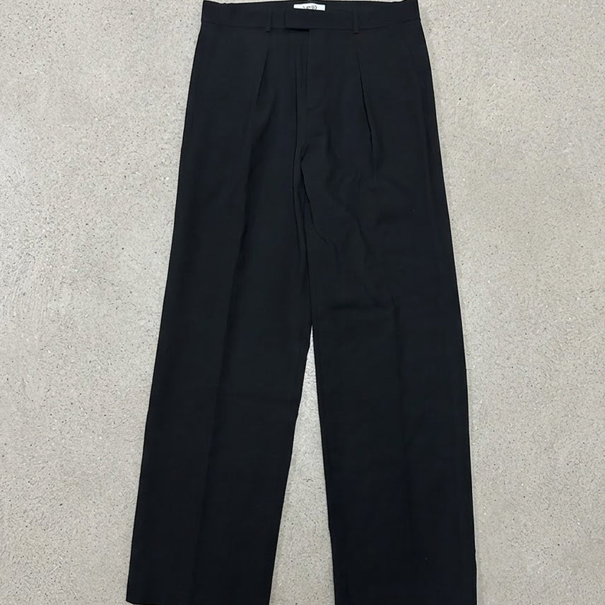 [BUNJANG] Elwood French Wool Blend Straight Slacks - Black / [46] 엘무드 프렌치 울 블렌드 스트레이트 슬랙스 블랙