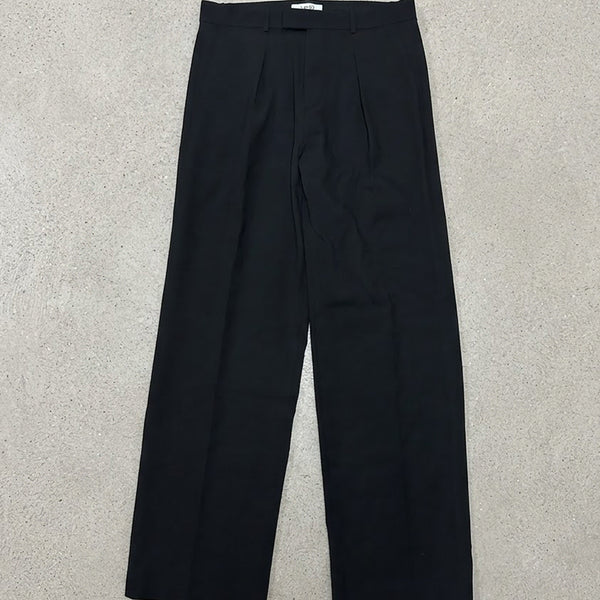 [BUNJANG] Elwood French Wool Blend Straight Slacks - Black / [46] 엘무드 프렌치 울 블렌드 스트레이트 슬랙스 블랙