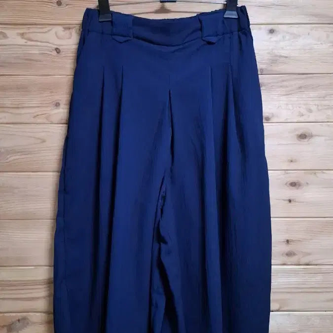 [BUNJANG] Ag+ Wide Pants Deep Navy Size 66 / Ag+와이드 팬츠