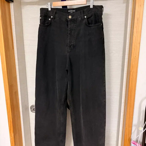 [BUNJANG] Balenciaga Large Baggy Denim Black / 발렌시아가 라지배기데님 흑청