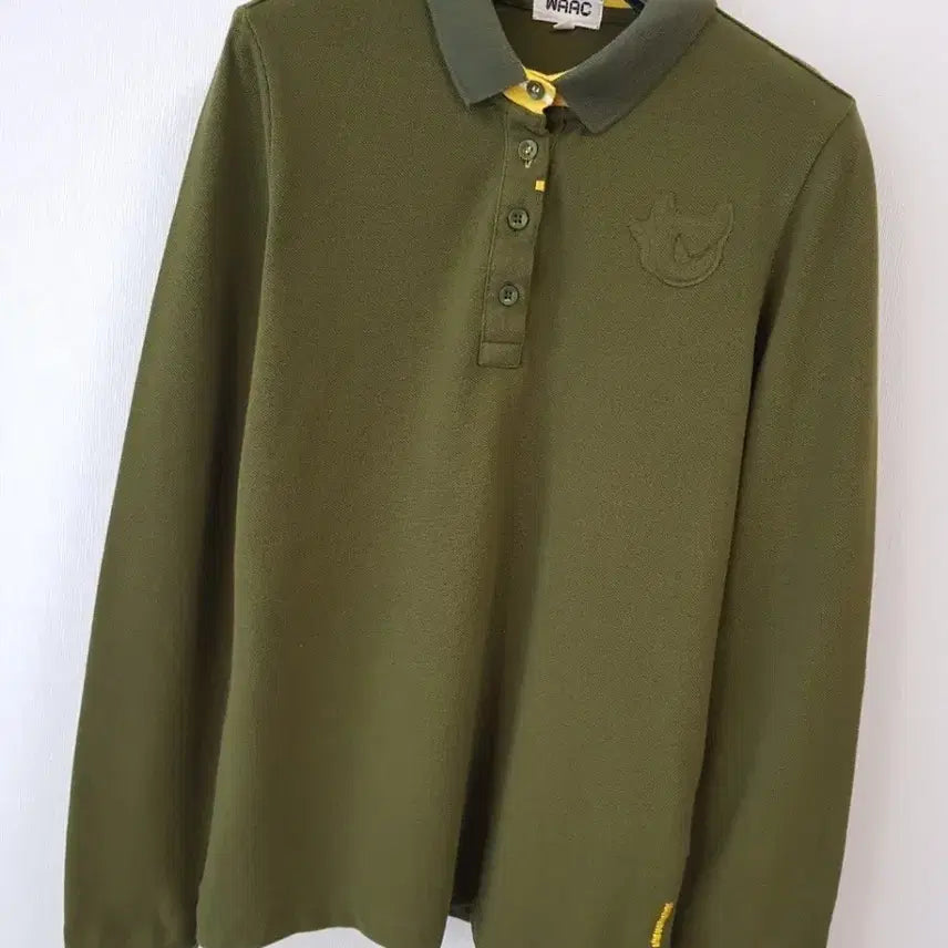 [BUNJANG] WAK Authentic Women's Golf Collar T-shirt / 왁 정품 여성 골프카라티