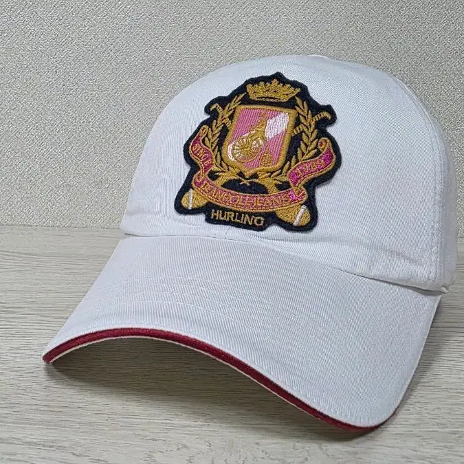 [BUNJANG] Beanpole White Ball Cap Free Size (56-58cm) / 빈폴 화이트 볼캡 프리 56-58cm