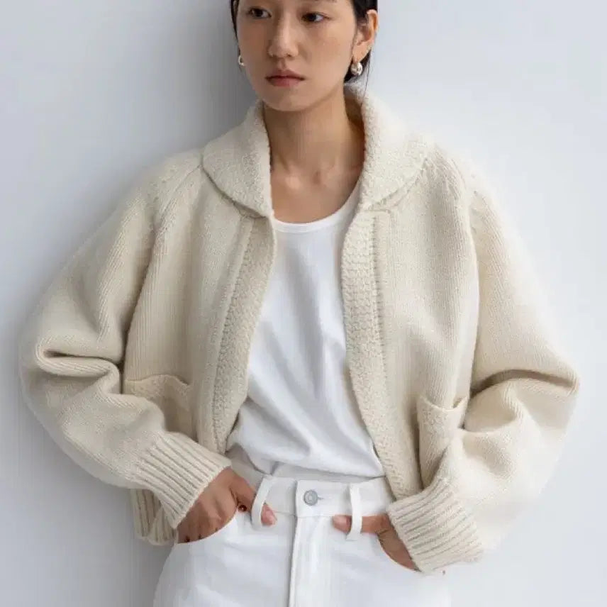 [BUNJANG] Urbanic30 Chambray Cardigan / 얼바닉30 샹베리 가디건