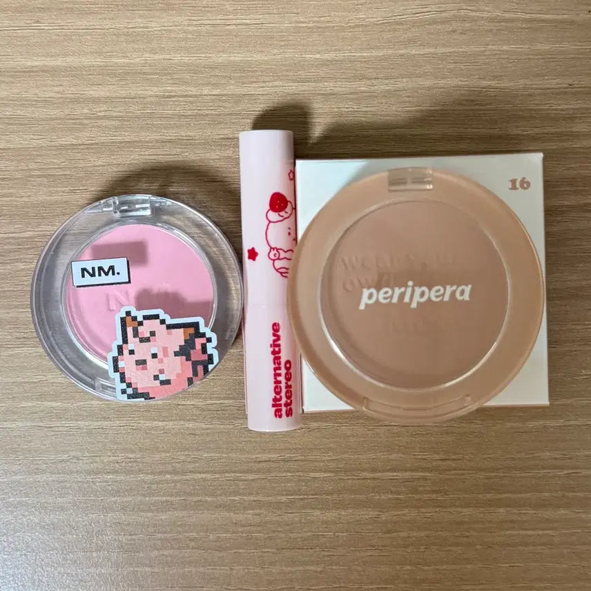 [BUNJANG] Naming x NiziU Peripera Cherry Blossom Edition Bundle / 네이밍 니제 페리페라 도토리좋아해 블러셔 일괄 판매