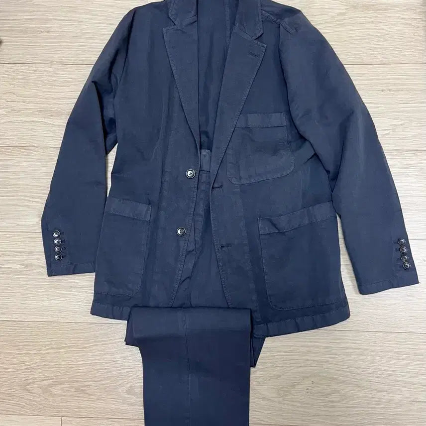 [BUNJANG] J.Crew Linen Blend Garment Dyed Setup Set - Jacket (36) & Pants (30) / 제이크루 린넨혼방 가먼트다잉 셋업 36, 30 사이즈
