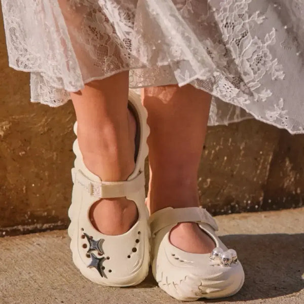 [BUNJANG] Crocs Mary Jane Clog Summit White / 새상품)크록스 메리 제인 클로그 서밋 화이트 새상품 판매합니다