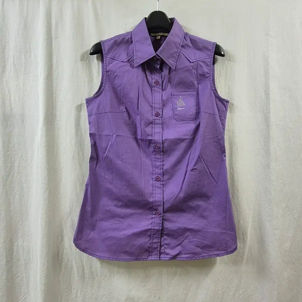 [BUNJANG] Beanpole Purple Sleeveless Shirt Vintage / (23일까지 할인) 구제 빈티지 빈폴 퍼플 민소매 셔츠