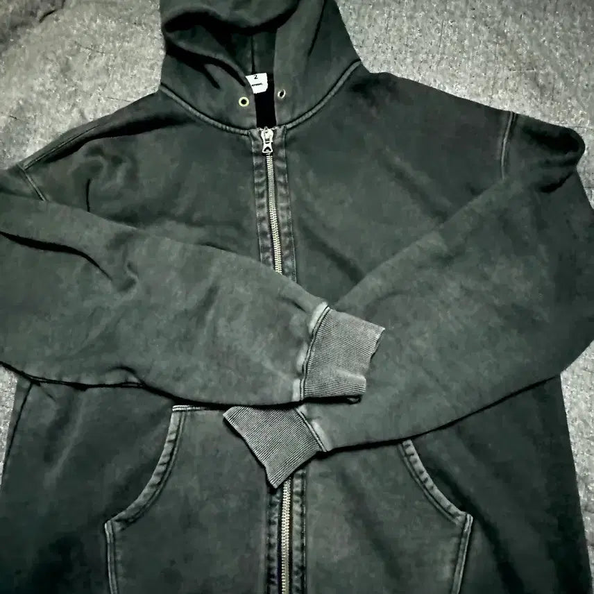 [BUNJANG] Blind Files Hooded Zip-up - Size 2 / [2]블라인드파일즈 후드집업