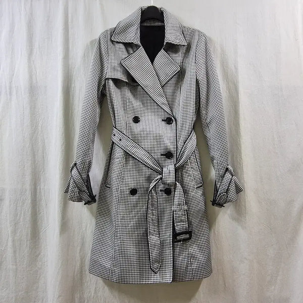 [BUNJANG] Vintage Pattern Trench Coat / (23일까지 할인) 일본 구제 빈티지 패턴 트렌치코트