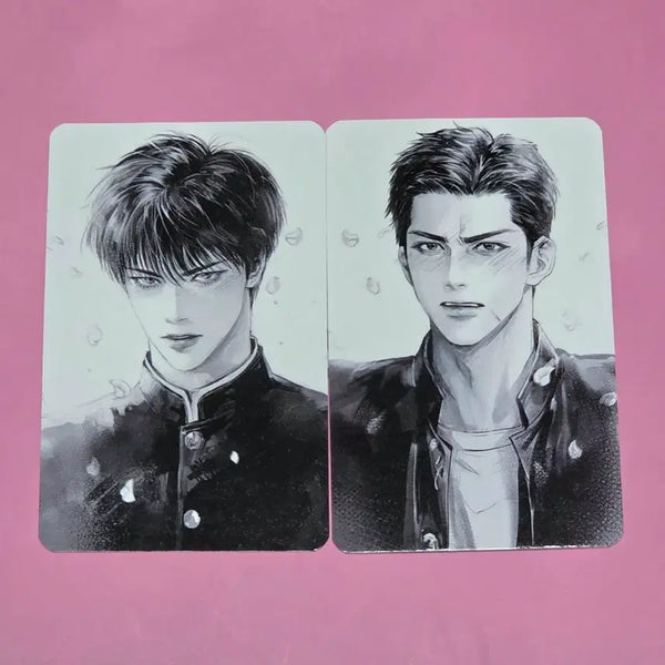 [BUNJANG] Slam Dunk Seotaeung Jeongdaeman (Taewoong Daeman) Double-Sided Photocard Set / 슬램덩크 십육님 서태웅 정대만 태웅대만 포카