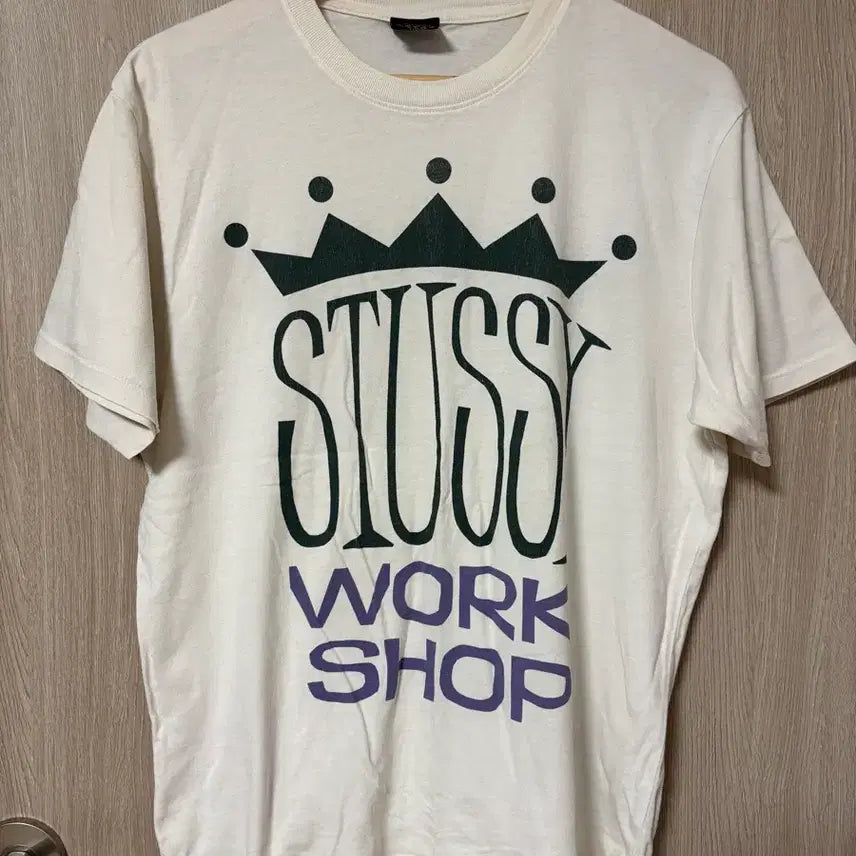 [BUNJANG] Stussy x Our Legacy King Size T-Shirt Natural S / 스투시 아워레가시 킹사이즈 반팔티 내추럴 S