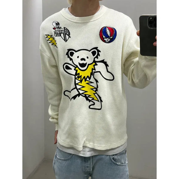 [BUNJANG] This Never Happened Grateful Dead Waffle T-Shirt / 디스이즈네버뎃 그레이트풀데드 와플티셔츠 r4072