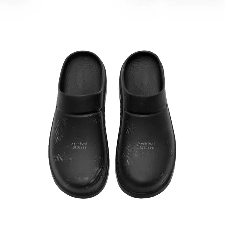 [BUNJANG] Polilu x OOFOS Clog Black / [280] 폴리테루 x 우포스 클로그 블랙