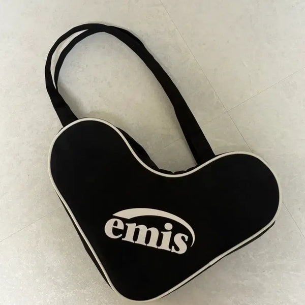 [BUNJANG] Emis Heart Bag Black / 이미스 하트가방 블랙