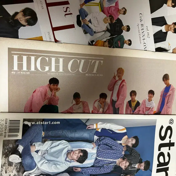 [BUNJANG] Wanna One Magazine Photoshoot Bundle Set / 워너원 잡지 화보 하이컷 앳스타일 퍼스트룩 일괄