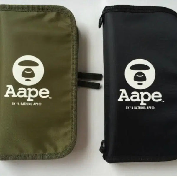 [BUNJANG] BAPE Passport Case Pouch Khaki/Black / (국내배송) 베이프 여권 케이스(파우치) 국방색/검정색