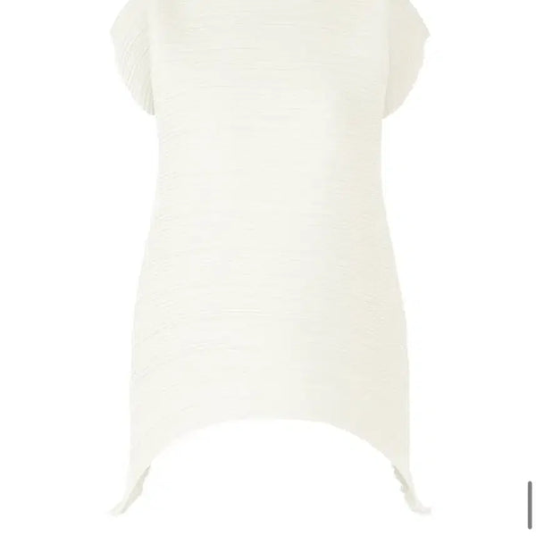 [BUNJANG] ISSEY MIYAKE Pleats Please Sheer Bounce Knit Top White / ISSEYMIYAKE  플리츠플리즈 쉬어바운스니트 화이트 색상 / 2025년 7월