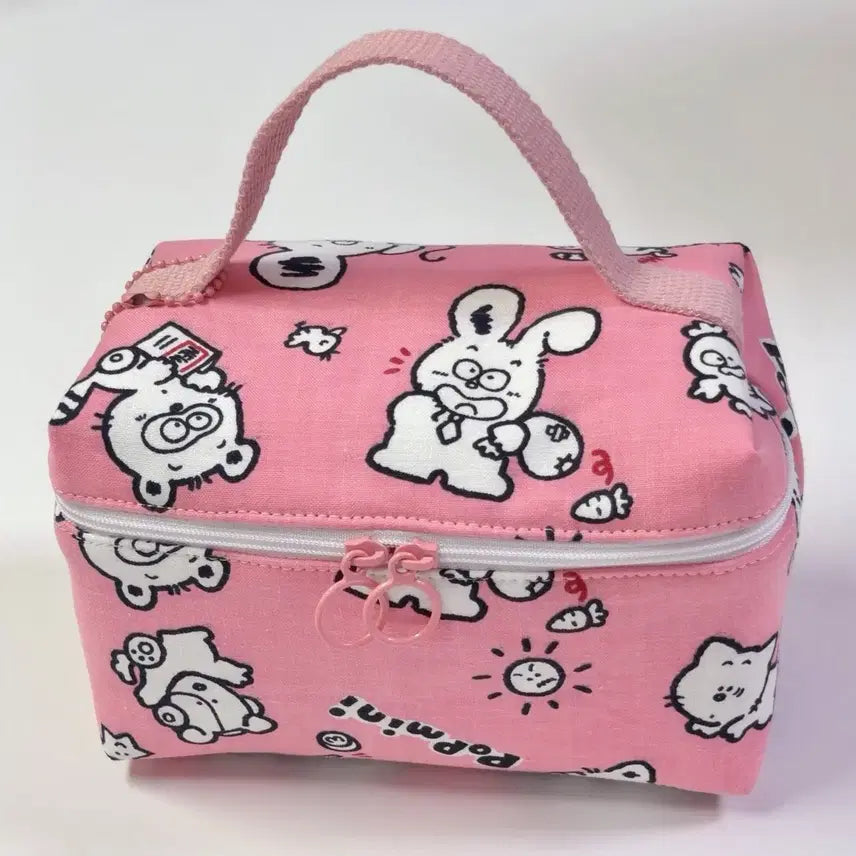 [BUNJANG] Vanity Pouch Classic Fabric Square Cosmetic Pouch / 베니티 파우치 고전원단 사각파우치 일본고전원단 화장품 파우치