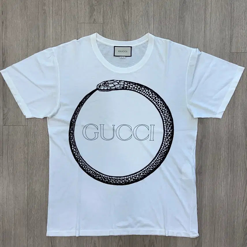 [BUNJANG] Gucci Snake Print Short Sleeve T-Shirt L / [L] 구찌 스네이크 프린트 반팔 / 구찌 반팔
