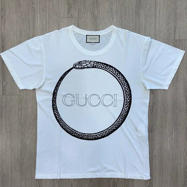[BUNJANG] Gucci Snake Print Short Sleeve T-Shirt L / [L] 구찌 스네이크 프린트 반팔 / 구찌 반팔