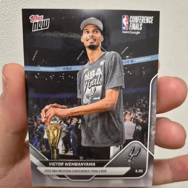[BUNJANG] Tops Now Victor Wembanyama 2026 NBA Western Conference Finals MVP Card / 탑스나우 빅터 웸반야마 2026 NBA 서부 컨퍼런스 파이널 MVP