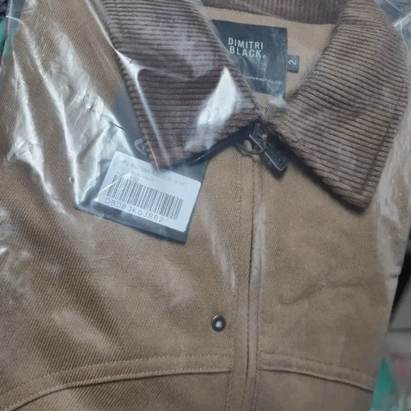 [BUNJANG] Dimitri Black Corduroy Jacket Beige Size L / 디미트리블랙 코듀로이 재킷 사이즈 L