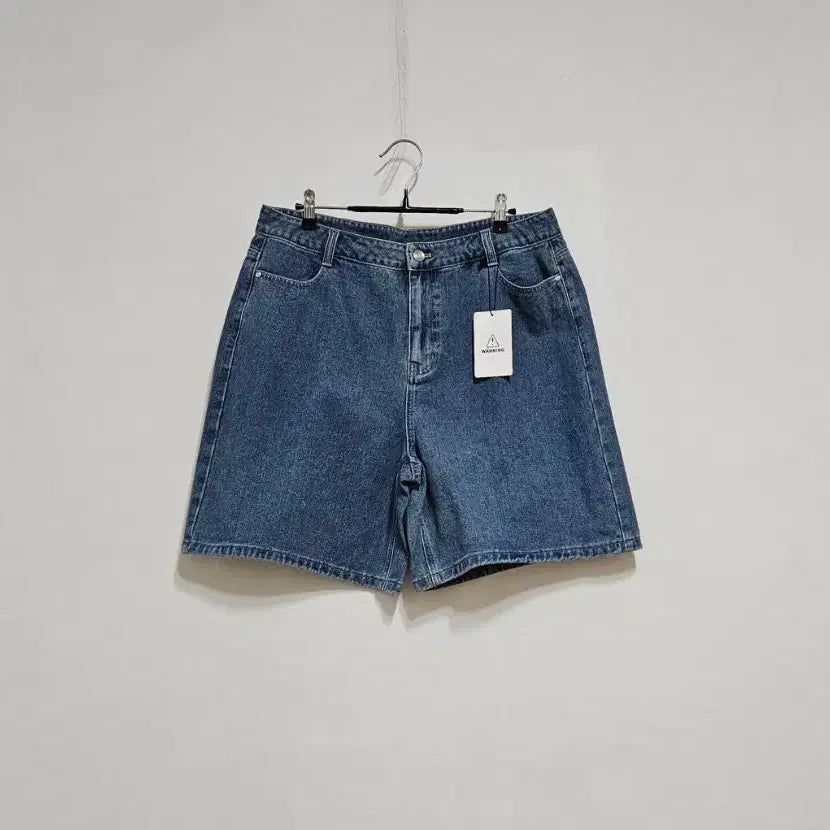 [BUNJANG] La F Jiafu Denim Shorts (Medium Blue) / 라삐아프 데님 반바지