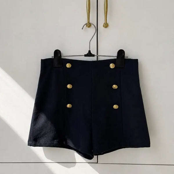 [BUNJANG] Zara Navy Button Shorts / 자라 네이비 버튼 반바지