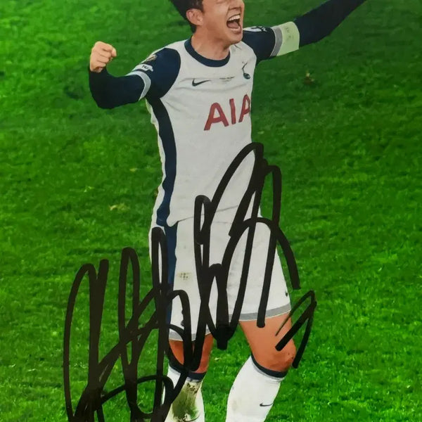 [BUNJANG] Son Heung-min Autographed Photocard / 급처 손흥민 친필 싸인 포토