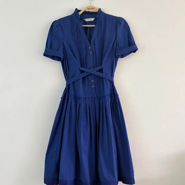 [BUNJANG] SJSJ Elegance Pintuck Dress / 한섬 SJSJ 엘레강스 핀턱 원피스