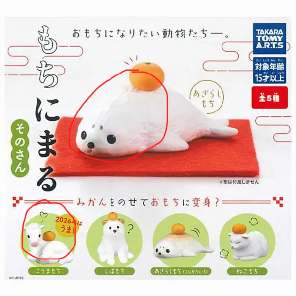[BUNJANG] Mochinimal Seal + Horse Gacha Bundle Set / 모찌니멀 물범+말 가챠 일괄