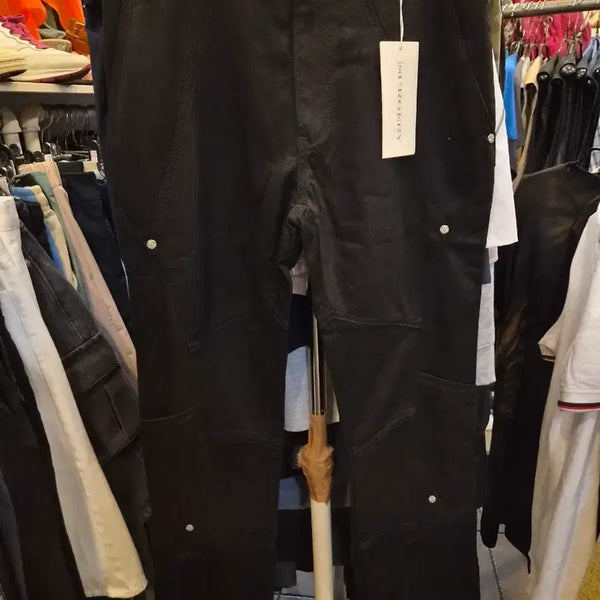 [BUNJANG] Surgery Black Back Zip Bootcut Pants / 써저리 블랙 백지퍼 부츠컷팬츠