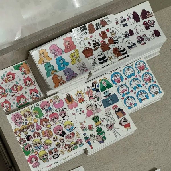 [BUNJANG] Die-Cut Stickers 100 Piece Set / [처분 할인] 인스 100장 세트 판매