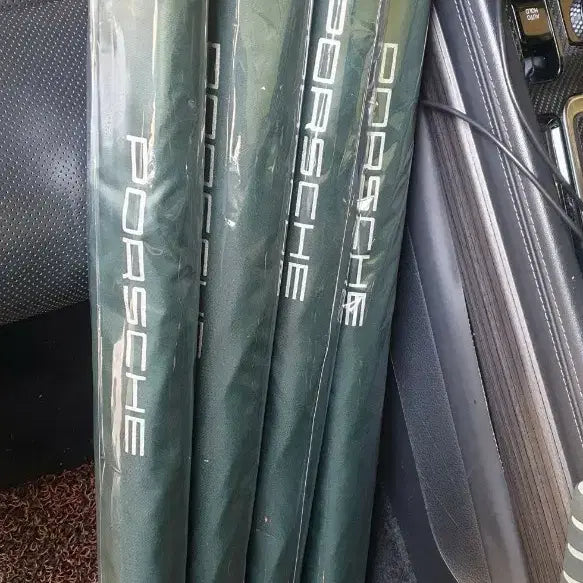 [BUNJANG] Porsche Golf Long Umbrella Set (10 pcs) / 포르쉐 굿즈  골프우산  장우산 10개세트