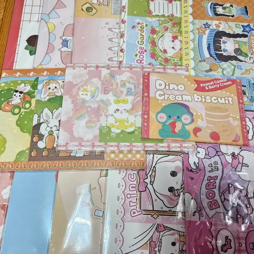 [BUNJANG] Sealed Wrapping Paper Set (12 Sets) / 포용 랩핑지 12세트 2번 구성