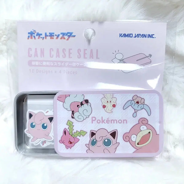 [BUNJANG] Pokemon Center Pokemon Tin Case Stickers - Pink / 포켓몬센터 포켓몬 틴케이스 스티커 핑크