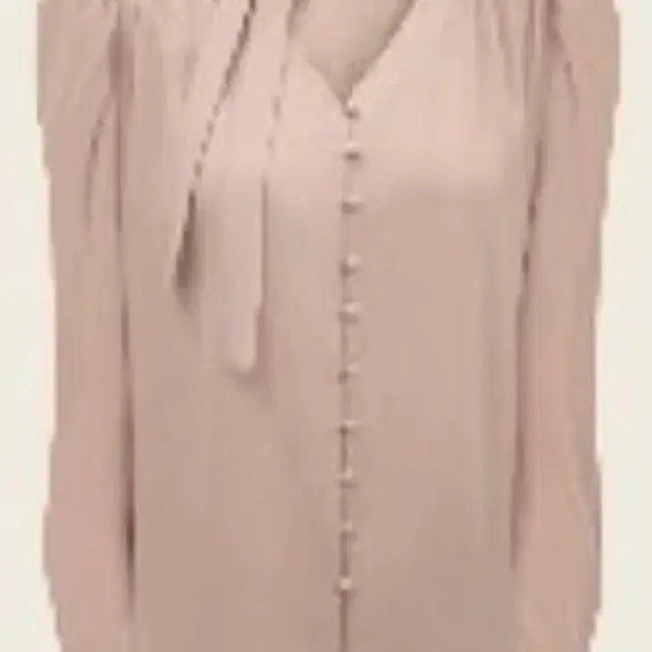 [BUNJANG] Lirabliant Pleats Blouse - Pink / 리라브리앙 플리에 블라우스 핑크