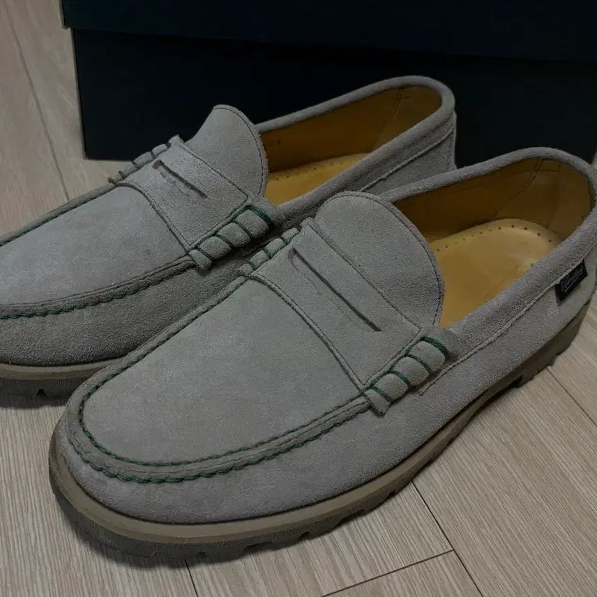 [BUNJANG] Paraboot Coraux Suede Loafers Khaki UK 6.5 / 파라부트 코룩스 카키 스웨이드 로퍼