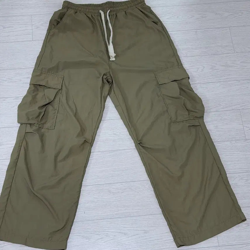 [BUNJANG] SATIES Cargo Pants Beige Free Size / 사티즈 카고 팬츠 베이지 Free