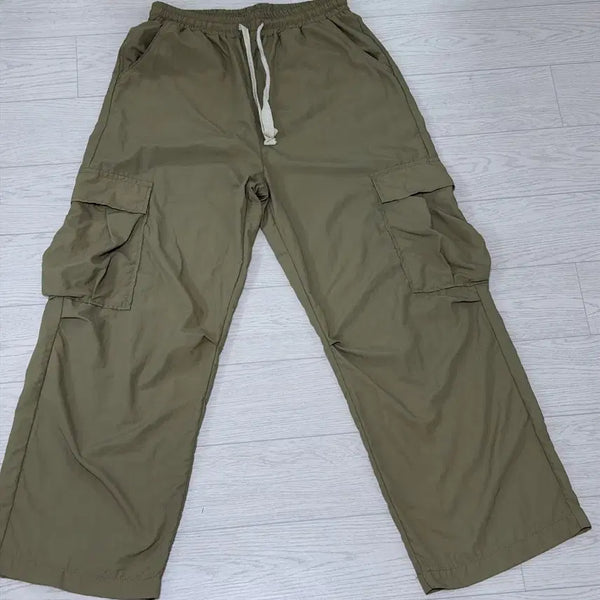[BUNJANG] SATIES Cargo Pants Beige Free Size / 사티즈 카고 팬츠 베이지 Free