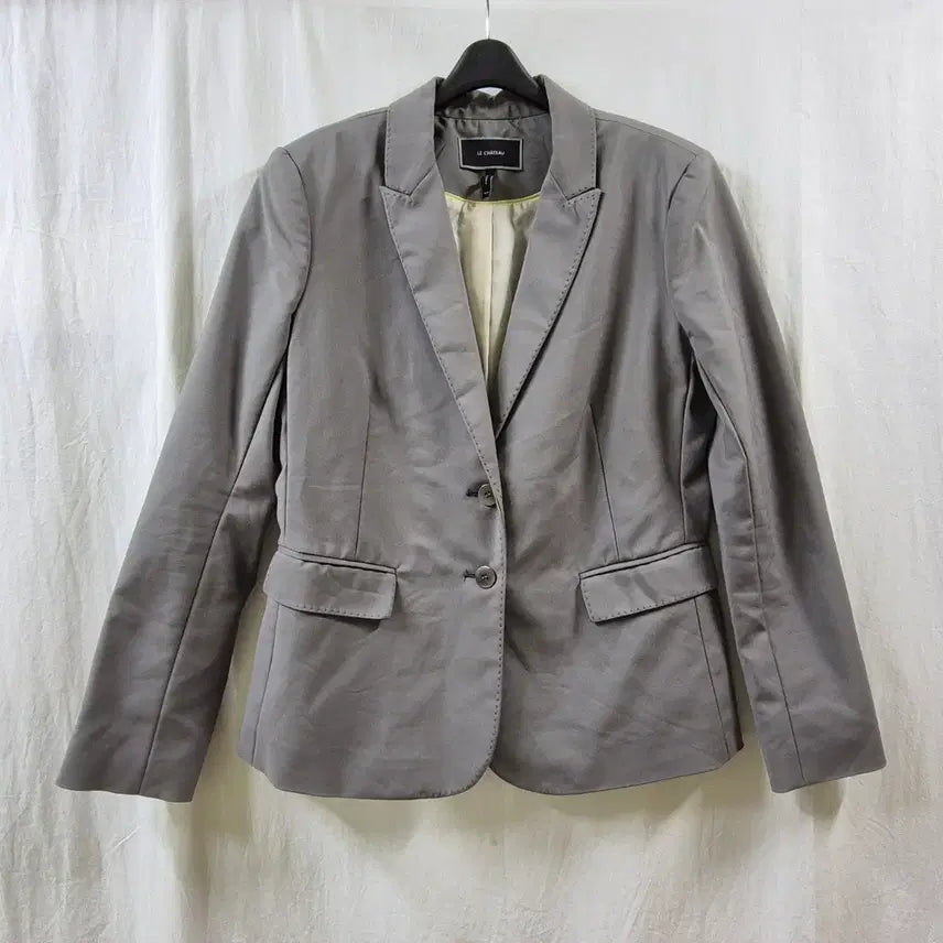 [BUNJANG] Le Chateau Vintage Grey Blazer Jacket / 일본 구제 빈티지 르 샤토 그레이 블레이저 자켓 아우터