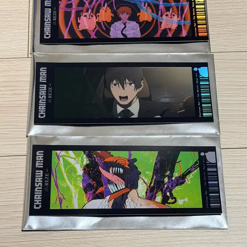 [BUNJANG] Chainsaw Man Legion Arc Pop-Up Limited Random Ticket Set (3 Types) / 체인소맨 레제편 팝업 한정 랜덤티켓 3종
