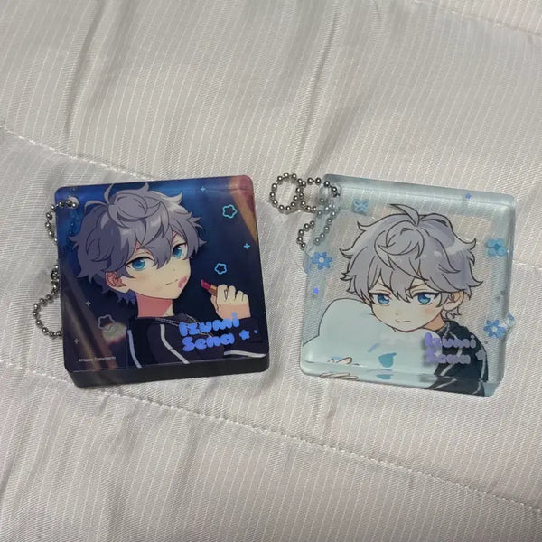 [BUNJANG] Ensemble Stars! Sena Izumi Chibi Acrylic Block Keychain Bundle Set / 판매) 앙스타 치비 투니크 팝업 세나 아크릴 블록 키링