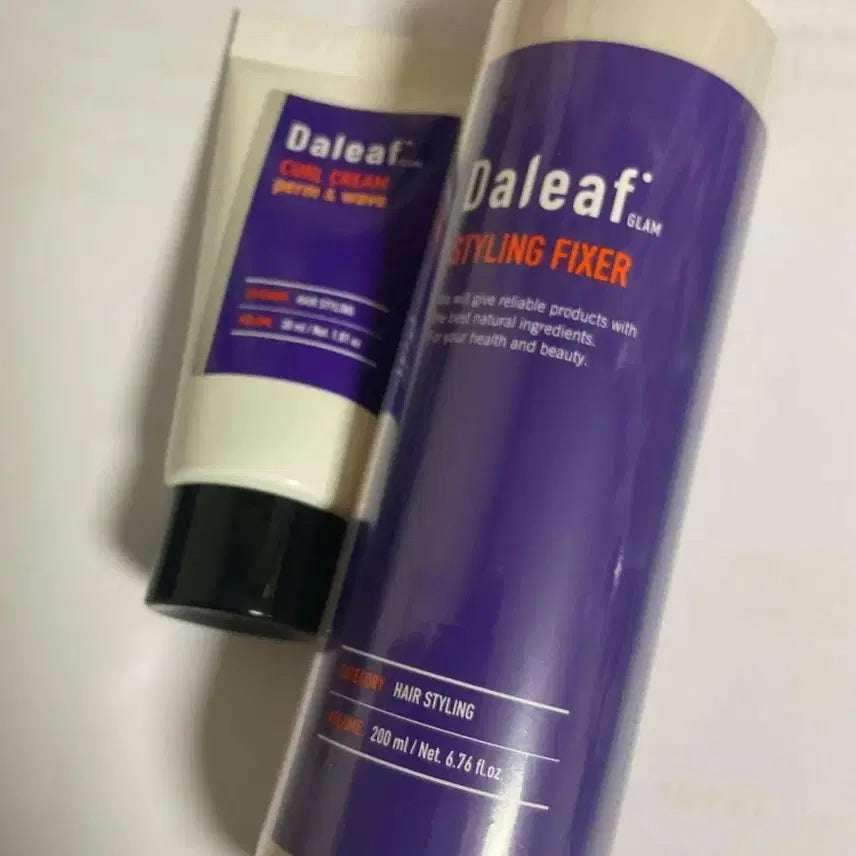 [BUNJANG] Dalif Curl Cream & Styling Fixer Set / 달리프 헤어스프레이